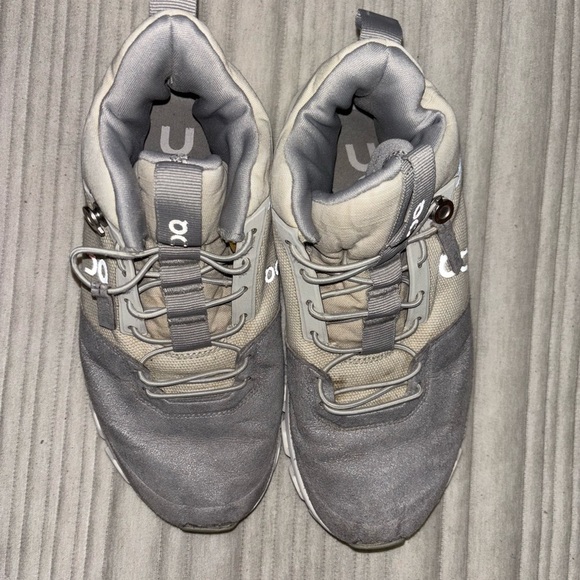 On Running On Cloud Women’s Size W6, Cloud High Sneaker, Glacier Gray, pre-Owned - Picture 3 of 5